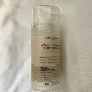 NEW Time and again shea butter body cream vanilla sandalwood 3,04oz